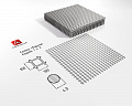 Сетка сварная 100х100х4 Вр1 карта 1х2 (шт.) /3,82